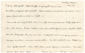 Brief v. Albert Schweitzer an Emmy Martin