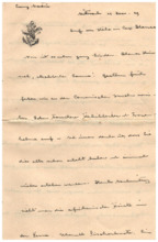Brief v. Albert Schweitzer an Emmy Martin