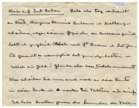 Brief v. Albert Schweitzer an Emmy Martin