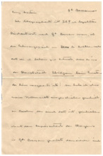 Brief v. Albert Schweitzer an Emmy Martin
