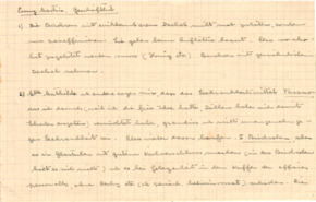 Brief v. Albert Schweitzer an Emmy Martin