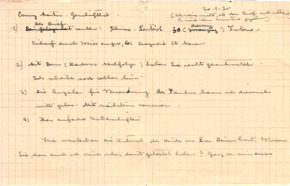 Brief v. Albert Schweitzer an Emmy Martin
