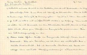 Brief von Albert Schweitzer an Emmy Martin