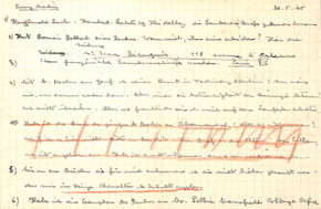 Brief von Albert Schweitzer an Emmy Martin