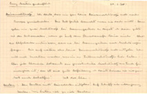 Brief v. Albert Schweitzer an Emmy Martin