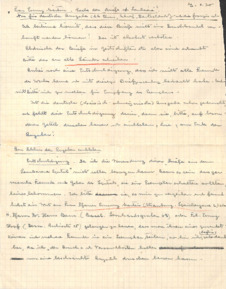 Brief von Albert Schweitzer an Emmy Martin
