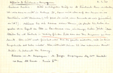 Brief von Albert Schweitzer an Emmy Martin