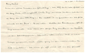 Brief v. Albert Schweitzer an Emmy Martin