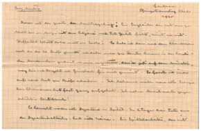 Brief v. Albert Schweitzer an Emmy Martin