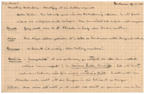Brief v. Albert Schweitzer an Emmy Martin