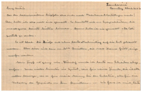 Brief v. Albert Schweitzer an Emmy Martin