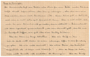 Brief v. Albert Schweitzer an Emmy Martin
