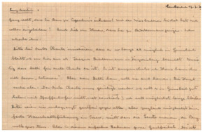 Brief v. Albert Schweitzer an Emmy Martin