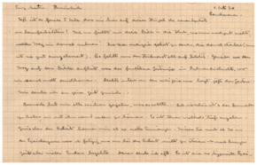 Brief v. Albert Schweitzer an Emmy Martin