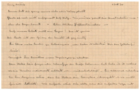 Brief v. Albert Schweitzer an Emmy Martin