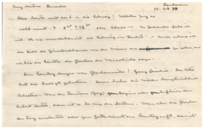 Brief v. Albert Schweitzer an Emmy Martin