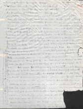 Briefdurchschrift von Albert Schweitzer an Emmy Martin