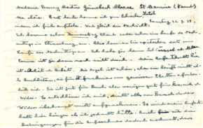 Eigenh. Brief mit Unterschrift