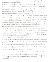Eigenh. Brief mit Unterschrift