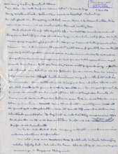 Eigenh. Brief mit Unterschrift