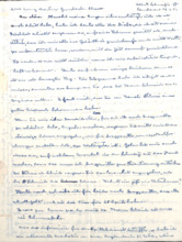 Eigenh. Brief mit Unterschrift