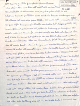 Eigenh. Brief mit Unterschrift