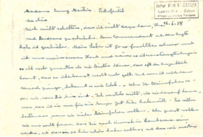 Eigenh. Brief mit Unterschrift