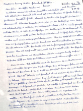 Eigenh. Brief mit Unterschrift