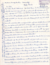Eigenh. Brief mit Unterschrift