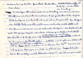 Eigenh. Brief mit Unterschrift