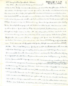 Brief von Albert Schweitzer an Emmy Martin