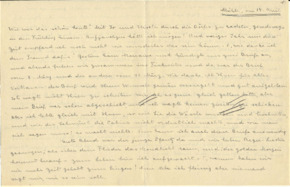 Brief v. A. Schweitzer an  E. Martin