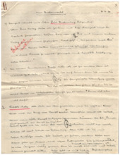Brief v. Emmy Martin an Albert Schweitzer