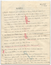 Brief v. Emmy Martin an Albert Schweitzer