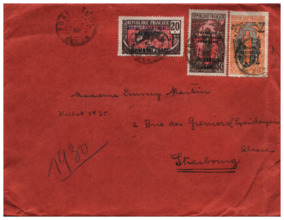 Briefkuvert von Albert Schweitzer an Emmy Martin