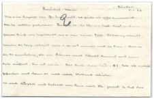 Brief von Emmy Martin an Albert Schweitzer