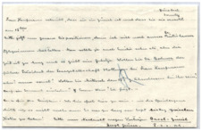 Brief von Emmy Martin an Albert Schweitzer