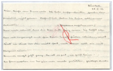 Brief von Emmy Martin an Albert Schweitzer