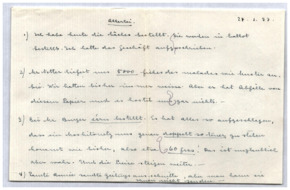 Brief von Emmy Martin an Albert Schweitzer