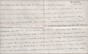 Brief v. Emmy Martin an Albert Schweitzer