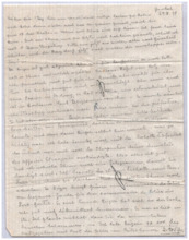 Brief v. Emmy Martin an Albert Schweitzer