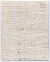 Brief v. Emmy Martin an Albert Schweitzer