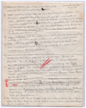 Brief v. Emmy Martin an Albert Schweitzer