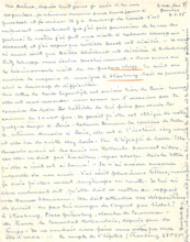 Brief von Emmy Martin an Albert Schweitzer