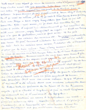 Brief von Emmy Martin an Albert Schweitzer