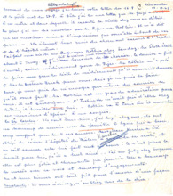 Brief von Emmy Martin an Albert Schweitzer