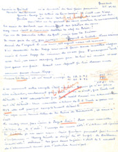 Brief von Emmy Martin an Albert Schweitzer