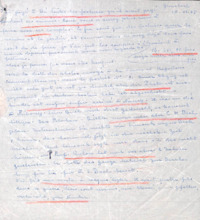 Brief von Emmy Martin an Albert Schweitzer