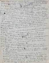 Brief von Emmy Martin an Albert Schweitzer