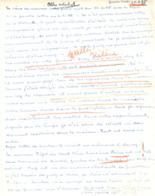 Brief von Emmy Martin an Albert Schweitzer